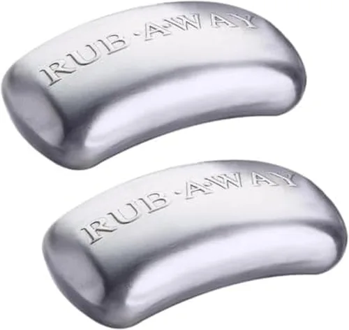 Miniatura 13 de Amco Rub-a-Way Barra - Absorbedor de olores de acero inoxidable (4 x 2.25 pulgadas), apto para lavavajillas, esencial para cocina y exteriores