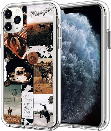 Miniatura 19 de Funda compatible con iPhone 7/8/SE del oeste, funda de collage estético retro vaquera country chic collage para hombres y mujeres, regalo a prueba