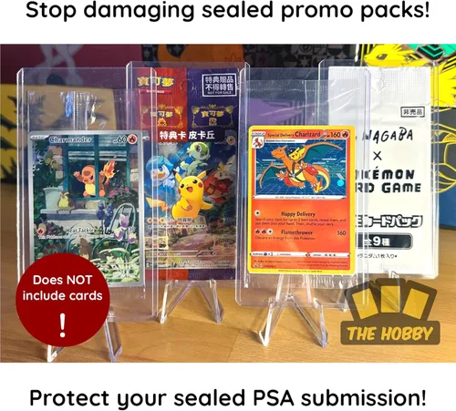 Miniatura 3 de Tallboy Extra Alto y Grueso Toploader Compatible con paquetes promocionales de Pokémon sellados No se ajusta a paquetes completos de refuerzo 3