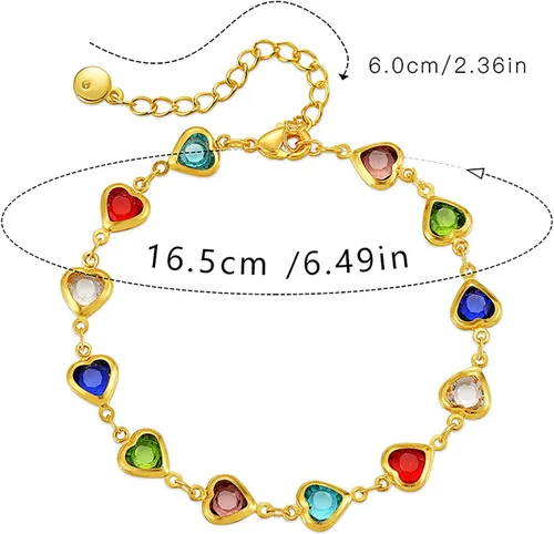 Miniatura 36 de Delicadas pulseras de oro para mujer, chapado en oro 18, ajustable, mal de ojo, mariposa, cuentas, perla, corazón, turquesa, hecha a mano para mujer