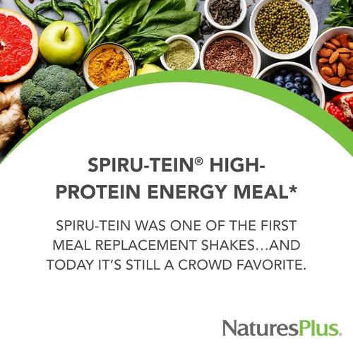 Miniatura 4 de NaturesPlus SPIRU-TEIN - Batido de proteínas a base de plantas de 2.4 libras, sin OMG, vegetariano, sin gluten, 32 porciones