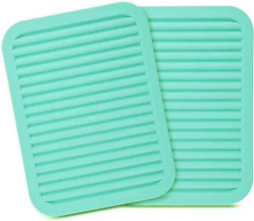 Miniatura 19 de Salvamanteles para platos calientes, salvamanteles de silicona versátil para cocina, tapete de platos y soporte para ollas para mostrador, tapete