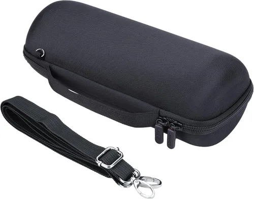 Miniatura 5 de Carcasa Rígida Lebakort Compatible con Altavoz JBL Charge 5 Charge 4 Impermeable (Carcasa Negra)