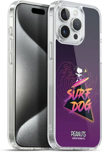 Miniatura 97 de Head Case Designs Peanuts Tropical Surf Snoopy Aloha Disco Gel Funda con licencia oficial [protección de grado militar] compatible con Apple iPhone