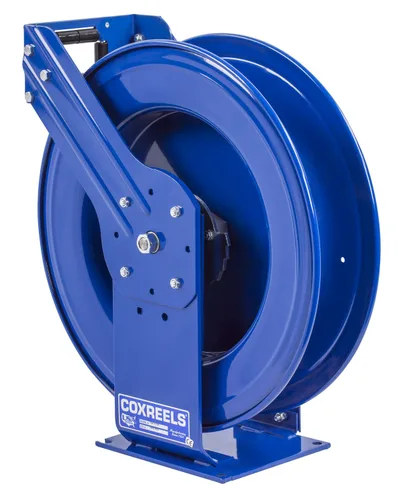 Miniatura 8 de Coxreels TSHL-N-650 Carrete de manguera con resorte de trabajo pesado Supreme Duty para aire/agua/aceite: 1" I.D., capacidad de manguera de 50