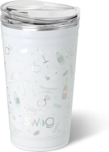 Miniatura 54 de Swig Life - Vaso aislante de 22 onzas, vaso de viaje para café con tapa, taza de café para viaje compatible con portavasos, de acero inoxidable