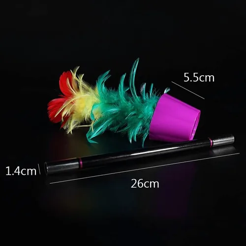 Miniatura 3 de SUMAG Deluxe Apareciendo Flor Trucos de Magia Varita a Pluma Ramo de Flores Magia para Magos Primer Plano Ilusiones Trucos Mentalismo Props