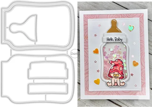 Miniatura 20 de DzIxY Mochila Zapatos Troqueles de corte de metal para kit de fabricación de tarjetas, troqueles de papel en relieve, plantillas de máquina de 8