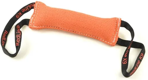 Miniatura 4 de REDLINE K-9 Juguete de remolcador de mordida de perro 3 "x 16" 2 mango Bite Suit French Linen (negro)