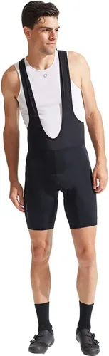 PEARL IZUMI Pantalones cortos Quest con peto para hombre de 9 pulgadas, transpirables con tela reflectante