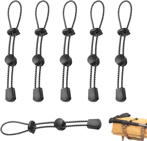 Miniatura 8 de NIIIYTYB Mochila con soporte para bastón de trekking ajustable, cordón elástico para carcaj, correas elásticas para mochileros, escalada