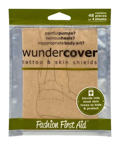 Wundercover 2.0: cubiertas de tatuajes y prevención de ampollas, 48 piezas para ocultar manchas en la piel, beige medio