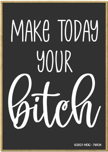 Miniatura 5 de Honey Dew Gifts, Do All Things with Kindness You Fucker, 2.5 x 3.5 pulgadas, decoraciones de casillero, imanes de refrigerador, imanes decorativos