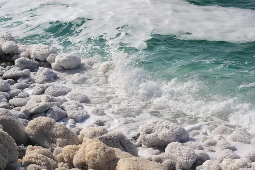 Miniatura 5 de Sales del Mar Muerto para remojar, sal mineral para baño, spa, ducha: más minerales que la sal de Epsom, sal de baño pura y natural para remojo