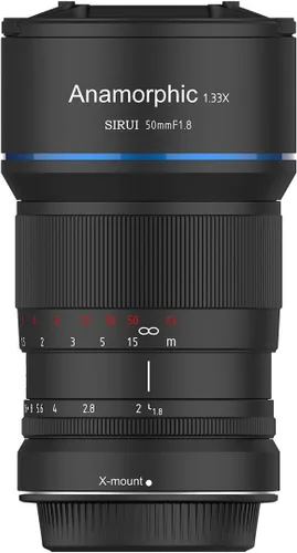 Miniatura 13 de SIRUI Lente anamórfica F1.8 1.33X S35 de 1.969 in para montura L, destello azul