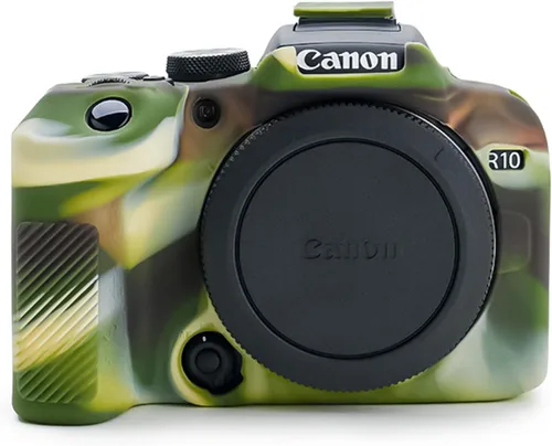 Miniatura 9 de Rieibi Funda para cámara EOS R10 - Funda protectora de silicona para cámara digital Canon R10 - Rojo
