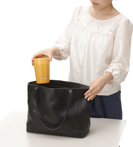 Miniatura 8 de Tiger Thermos - Tarro de sopa aislado al vacío, 12.8 fl oz (12.8 fl oz), térmico, caja Bento, boca ancha, fondo redondo, amarillo azafrán