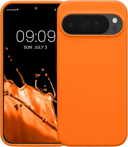 Miniatura 620 de kwmobile Funda Compatible con Google Pixel 6 Pro - Funda de teléfono de silicona TPU con acabado suave - Azul Arrecife