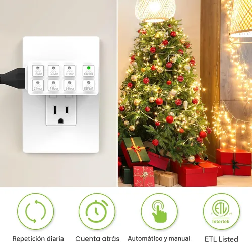 Miniatura 4 de BN-LINK Temporizador de cuenta regresiva para interiores con función de repetición, de servicio pesado, preciso y de tamaño compacto para seguridad