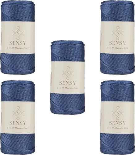 Miniatura 37 de Sensy Premium Cuerda de Poliéster de 2mm 251 Yardas Cuerda de Polipropileno 100% Cordón de Macramé 2mm Cordón para Bolsa de Ganchillo Cuerda