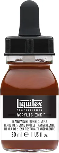 Miniatura 40 de Liquitex - Pintura acrílica profesional INK! Jarro de 1 onza, color blanco de titanio Bronce Rico Iridiscente