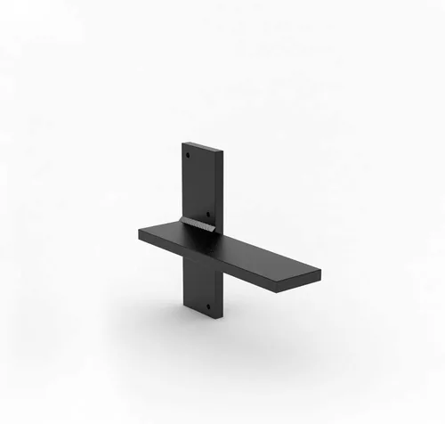 Miniatura 29 de Soporte de pared flotante para encimera, soportes de pared resistentes para crear bancos flotantes, escritorio, tocador, bar o repisa, acero