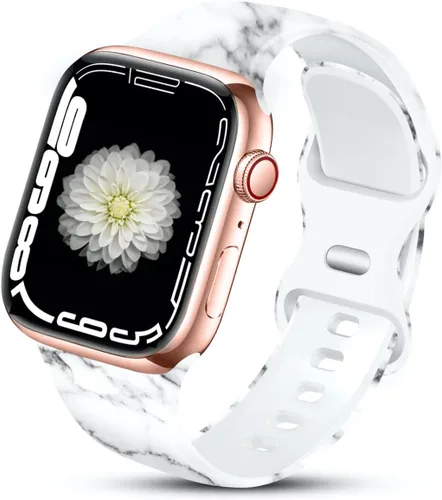 Miniatura 6 de Correa deportiva compatible con correas de Apple Watch de 1.93, 1.77, 1.73, 1.65, 1.61, 1.57, 1.49 y 1.45 pulgadas para mujeres, de silicona