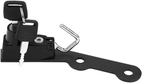 Miniatura 2 de Cerradura para casco de motocicleta, mini gancho de montaje en manillar con 2 llaves, cerradura de seguridad antirrobo para MT-09 FZ-09 FJ-09 XSR900