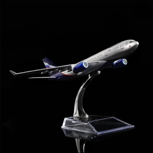 Miniatura 6 de 24-Hours Aeroflot-Russian Airlines Aeroflot-Russian Airlines Airbus A330 Modelos de aviones Die-cast 1:400