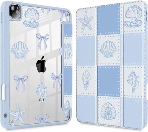 Miniatura 11 de May Chen Funda para iPad Pro de 11 pulgadas M2 de 4ª generación 2022, iPad Pro 11 de 3ª/2ª/1ª generación, Funda con cubierta trasera transparente a