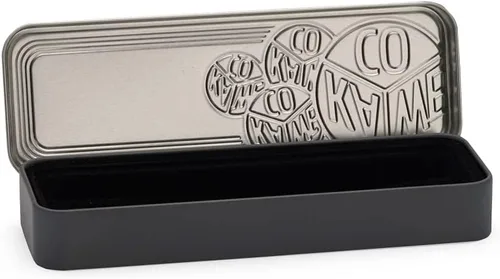 Miniatura 6 de Kaweco ORIGINAL - Pluma estilográfica 250 negro cromado I de aluminio premium para cartuchos de tinta I Exclusive Pluma estilográfica 5.1 in I Nib