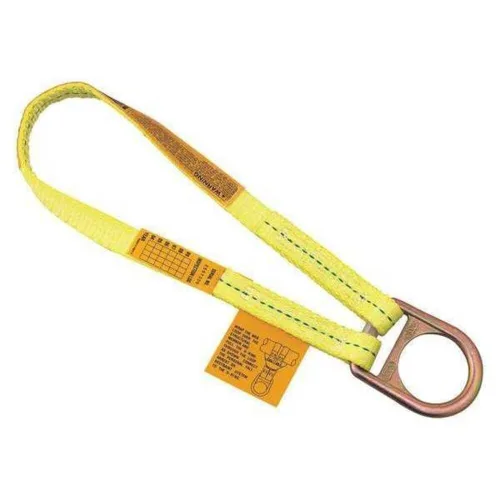 DBI-SALA Gargantilla de andamio de poliéster amarillo – Anillo en D individual – 1 pulgada de ancho – 2 pies de largo – 840779-01066 [precio es por