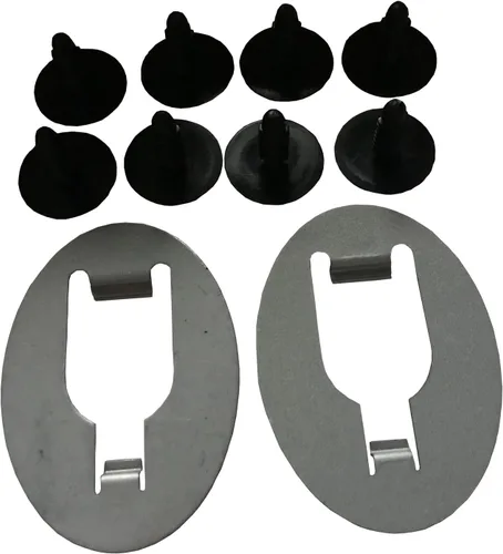 Miniatura 5 de Juego de 4 clips de retención para luces de posición lateral Compatible con Ford F250 F350 F450 F550 Super Duty 1999-2010 F81Z-15A436-AA 8 pines