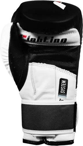 Miniatura 2 de Fighting Sports S2 Gel Power Sparring Guantes Negro/Blanco, 14 oz