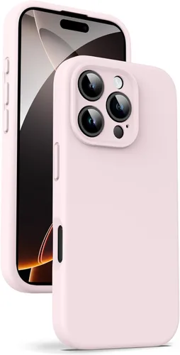 Miniatura 20 de Supdeal Funda de silicona líquida para iPhone 12 Pro Max, [protección de cámara] [antihuellas dactilares] [carga inalámbrica] Funda protectora de 4