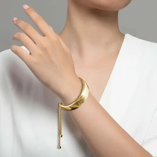 Miniatura 2 de LILIE&WHITE Pulsera de oro para mujer, estilo bohemio, pulsera de plata, pulsera de regreso a clases, pulsera abierta, joyería