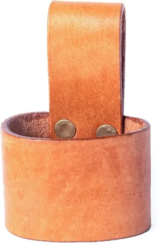 Miniatura 7 de Hulara Handmade Genuine Leather Axe Holster with Belt Loop Hammer Holder for Tool Belt Hammer Holster Axe Hatchet Sheath Viking Axe Small Hammer