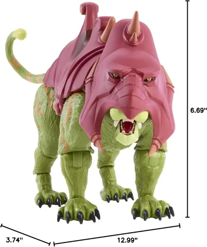 Miniatura 7 de Masters of the Universe Masterverse Battle Cat, figura de batalla Motu de 14 pulgadas para contar historias y exhibición, regalo para niños de 6
