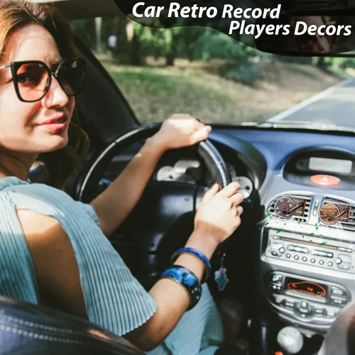 Miniatura 5 de Frienda 21 piezas de ambientador de coche con clip de ventilación que incluye 3 difusores de aromaterapia retro, 18 almohadillas de repuesto