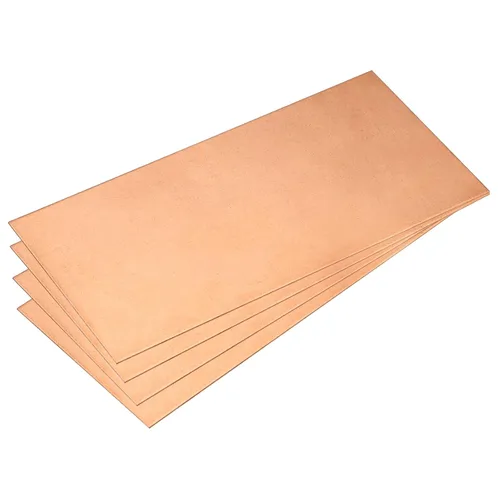 Miniatura 23 de uxcell Hoja de cobre puro, 4 piezas de 2 "x 2" x 0.02 "Placa de metal de cobre de calibre 24 T2 para manualidades, reparaciones eléctricas, industria