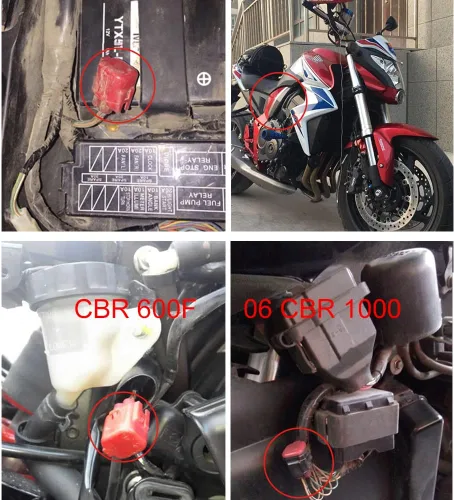 Miniatura 5 de Idea Pantalla LED con indicador de marcha impermeable para motocicleta Honda CB300F CBR400R CBR600RR Fury NC, medidor de marchas con sensores