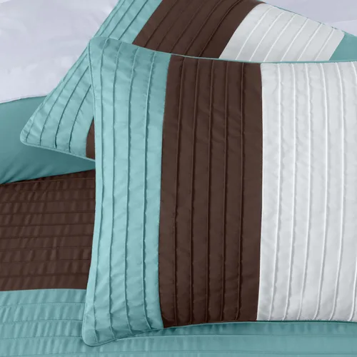 Miniatura 7 de Chezmoi Collection Briar Juego de 7 Piezas Queen Bed in a Bag - Juego de Edredón de Microfibra Ligera para Todas las Estaciones - Incluye Sábanas