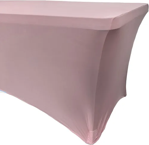 Miniatura 3 de YOUR CHAIR COVERS - Fundas rectangulares de elastano para mesa de 6 pies, mantel ajustado para eventos de boda, decoraciones de patio, tela elástica
