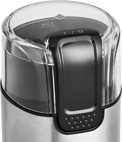 Miniatura 3 de Amazon Basics Molinillo de café eléctrico, molinillo de granos de café y especias, con cuchillas de molienda de acero inoxidable de servicio pesado