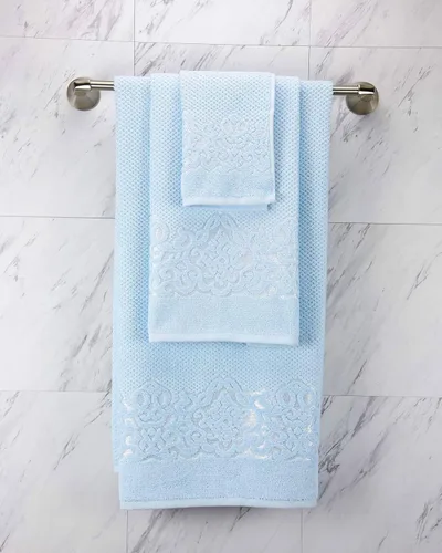Miniatura 6 de Galata - Juego de 6 toallas de baño de algodón turco, juego de toallas de baño grandes, gruesas, suaves y altamente absorbentes, para baño
