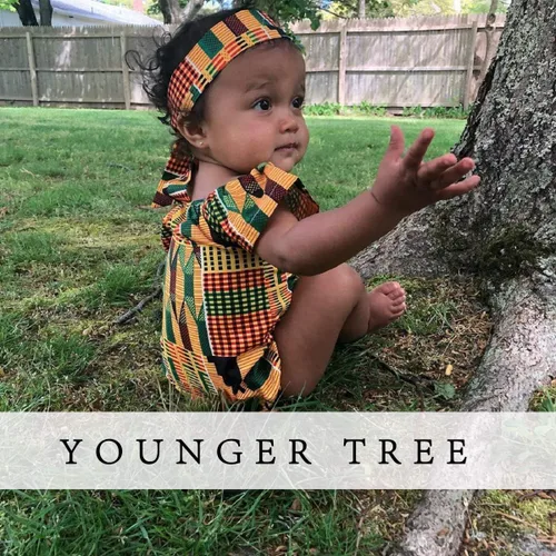 Miniatura 3 de YOUNGER TREE - Conjunto de ropa para bebé, diseño africano Dashiki Ankara