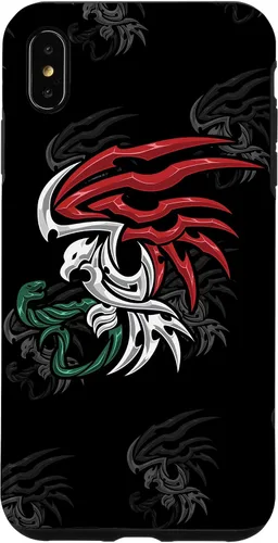 Miniatura 10 de iPhone 13 Bandera de México - Funda estilo tribal del escudo de armas mexicano