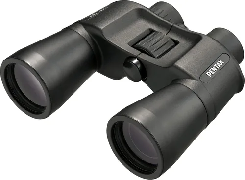 Pentax Jupiter - Binocular de 16 x 50 pulgadas, fácil visión, gran apertura, prisma porro, color negro