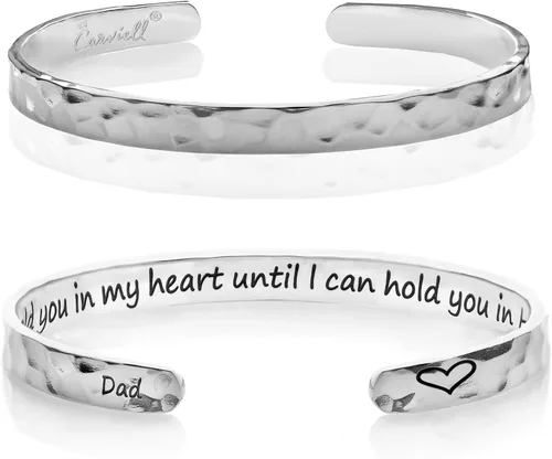 Miniatura 13 de Carviell Pulseras grabadas para mujer, inspiradoras, amistad, amor, mamá, hija, hermana, cristiana, graduación, conmemoración y regalos de boda, más