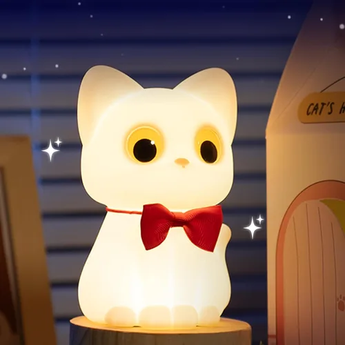 Miniatura 8 de Luz nocturna para niños, lámpara de rana con bonitas calcomanías de rana, lámpara de noche para dormitorio, luz nocturna para bebé, niña, niño